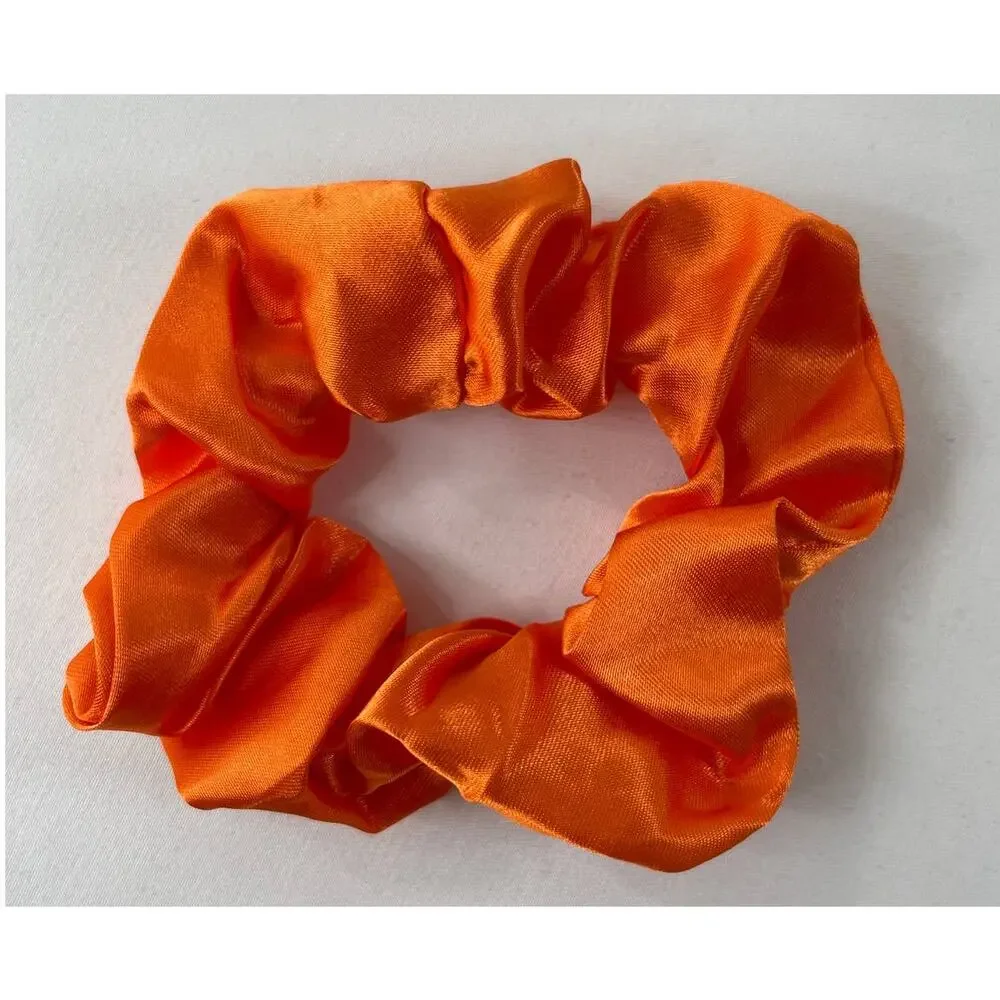 Pack of 20 Satin Scrunchies Hair Multicolor NEW